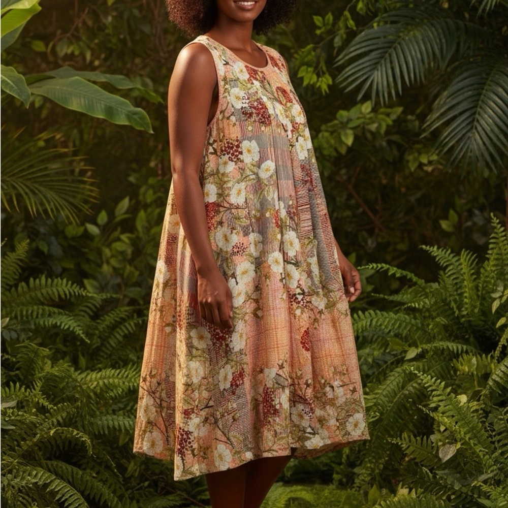 Anthropologie Tesanee Swing Dress Sz XL - Picture 3 of 5